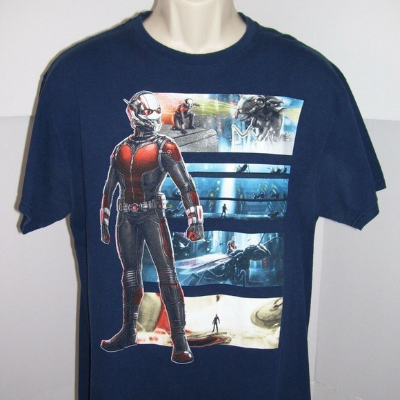 Marvel Ant-Man Graphic T-Shirt Large Movie Scenes - Picture 8 of 8